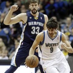 Gasol fue el líder de los Grizzlies