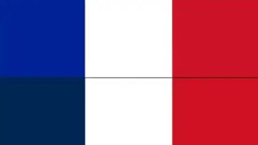 El cambio que introdujo Francia en su bandera hace cuatro años 