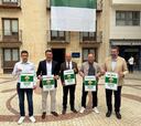 Elche se tiñe de blanco y verde