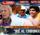 El 'Loco' Gatti entra para hablar de Maradona y casi hace llorar a Pedrerol y a todos los demás