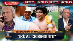 El 'Loco' Gatti entra para hablar de Maradona y casi hace llorar a Pedrerol y a todos los demás