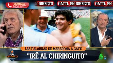 El 'Loco' Gatti recordó a Maradona en un programa de TV e hizo llorar a todos