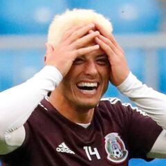 El cambio de look de 'Chicharito' para enfrentar a Brasil
