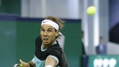 Rafael Nadal, durante el partido frente a Wawrinka.