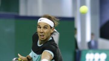 Rafael Nadal, durante el partido frente a Wawrinka.