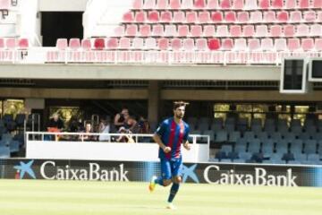 André Gomes, nuevo jugador del FC Barcelona en su presentación.