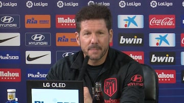 Simeone: "Este equipo necesita otra forma de juego"