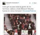 Chicharito: "Este gol va para la gente de Jalisco y México"
