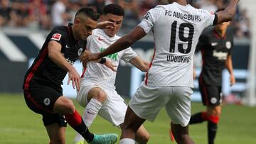 Rafael Santos Borré, presente en empate del Eintracht