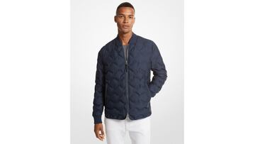 Chaqueta acolchada de Michael Kors de color azul marino para hombre