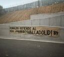 Aparecen carteles contra Ronaldo y sus medidas en Zorrilla
