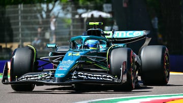 Fernando Alonso (Aston Martin AMR25). ?mola, Italia. F1 2025.
