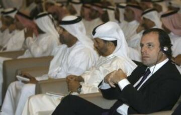 Sandro Rosell el 28 de diciembre de 2010 en la 5th Dubai International Sports Conference.