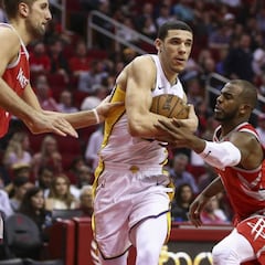 Los Lakers de Lonzo y Kuzma (¡38!) acaban con los Rockets
