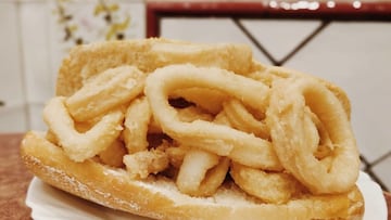 Los mejores bocatas de calamares de Madrid: desde 4€ y están en la Plaza Mayor