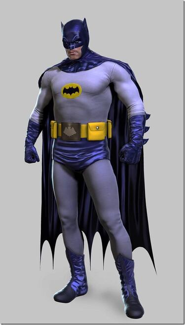 Así lucirá el Batman de los 60 de Adam West en Arkham Origins