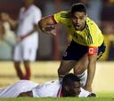 Falcao cambia de cara cuando juega con Colombia