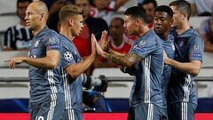 James conduce al Bayern en su triunfo ante Benfica por UCL