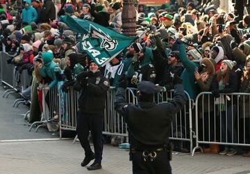 Las imágenes del desfile de los Eagles en Philadelphia tras el Super Bowl LII