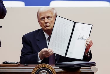 These are the executive orders signed by President Trump in front of supporters at Capital One Arena on Inauguration Day
