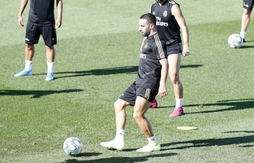 El Real Madrid se entrena antes del estreno en Vigo