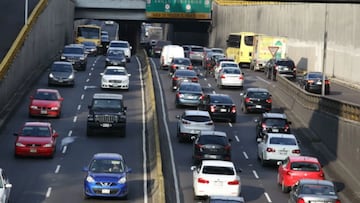 El programa Hoy No Circula prohibe a los autos con engomado rojo circular en el Valle de México, hoy miércoles 28 de junio 2023.