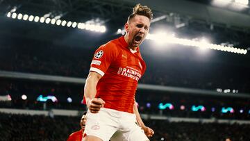 De Jong, con el PSV.