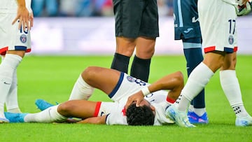 Contratiempo para el PSG: Gonçalo Ramos, KO