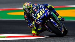 Valentino Rossi, en la nueva chicane de Montmel&oacute;. 