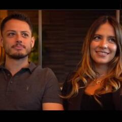 Las primeras imágenes del bebé de Chicharito y su novia Sarah