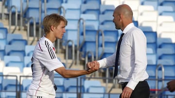 Odegaard y el regreso de Zidane: "Es perfecto y positivo para mí"