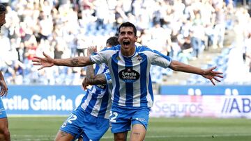 Villares fue clave en el segundo tiempo del Deportivo.