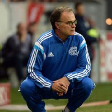 El argentino Marcelo Bielsa con el Marsella.