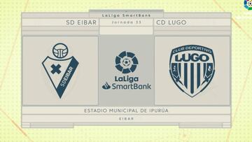 Resumen y gol del Eibar vs. Lugo de LaLiga SmartBank