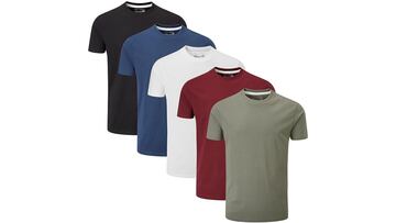 Cinco camisetas básicas para hombre