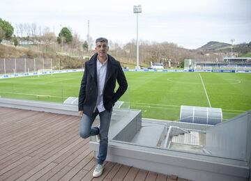 Alguacil, en las instalaciones de la Real Sociedad.