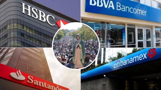 Día de la Virgen de Guadalupe 2024: ¿abren los bancos el jueves 12 de diciembre en México?