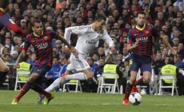 3-2. Penalti de Dani Alves a Cristiano Ronaldo.