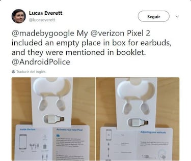 ¿El Google Pixel 2 XL llegará con los Pixel Buds en la caja?