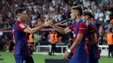 Lewandowski y Ferran Torres.