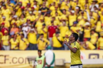 El atlanticense Carlos Bacca lleva hasta el momento 13 goles con la Selección Colombia: 8 en juegos amistosos, 3 en Eliminatorias y 2 en Copa América. De Ávila y Valenciano lo igualan.