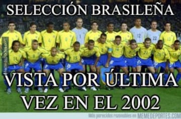 Los memes de la eliminación de Brasil ante Paraguay