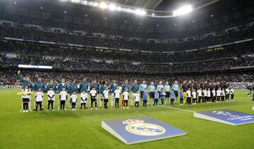 Starting line-ups.