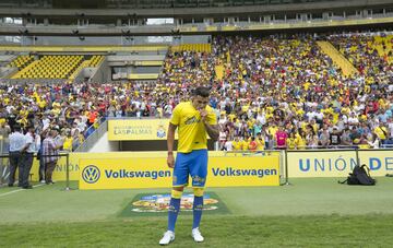 La presentación de Vitolo con Las Palmas, en imágenes