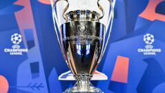 El trofeo de la Champions League.