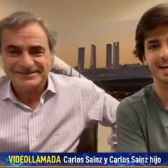 El vacile de Sainz a su padre: "Tu coche del Dakar no pasa de 180"