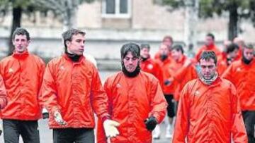 <b>AMIGOS. </b>Biel Ribas (primero por la izquierda) y Alberto (segundo por la derecha) se llevan muy bien.