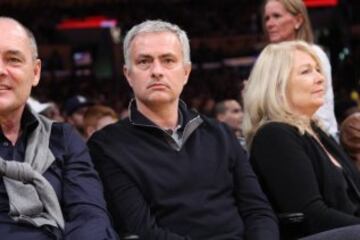 José Mourinho, en el Staples.