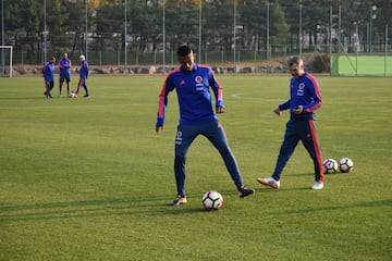 La Selección entrena en Corea del Sur