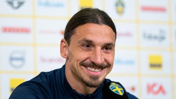 Ibrahimovic scoffs at retirement as Sweden eye World Cup